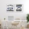 Stupell Industries Gamer Culture Phrases 2pc Framed Giclee Set, design by Kim Allen